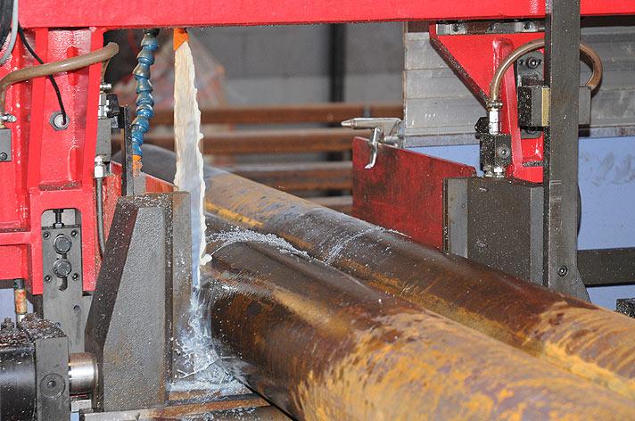 Trezzi Tubi steel pipes cut